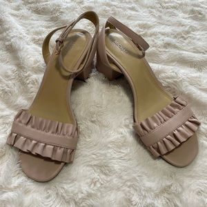 Michael Kors Bella Ruffle Heels